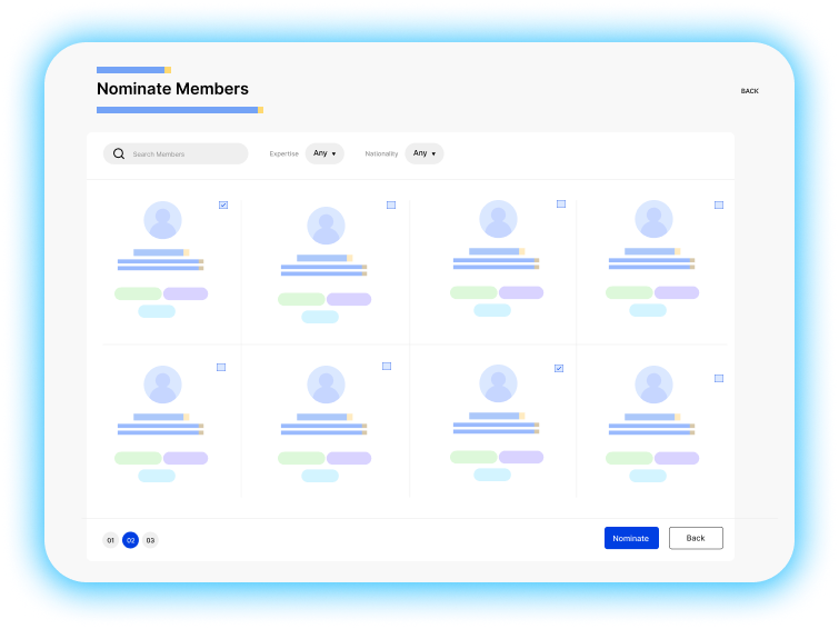 nomiate members